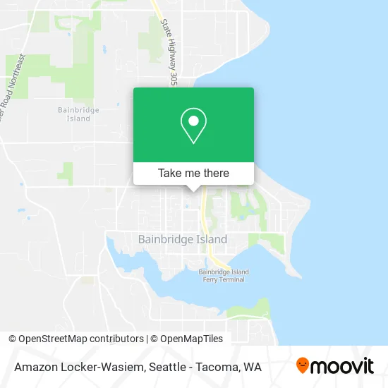 Mapa de Amazon Locker-Wasiem