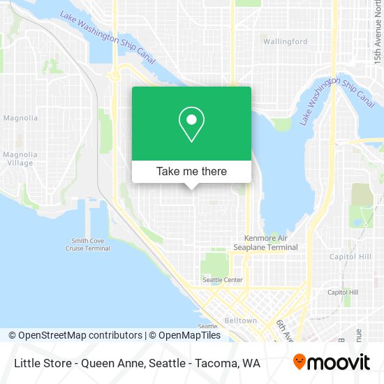 Mapa de Little Store - Queen Anne