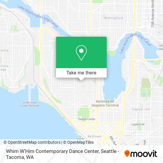 Whim W'Him Contemporary Dance Center map