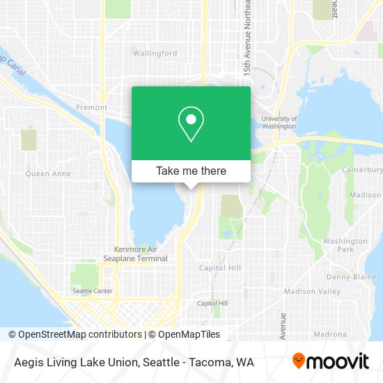 Mapa de Aegis Living Lake Union