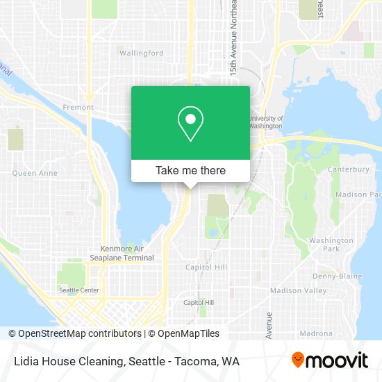 Lidia House Cleaning map