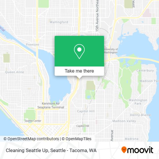 Mapa de Cleaning Seattle Up