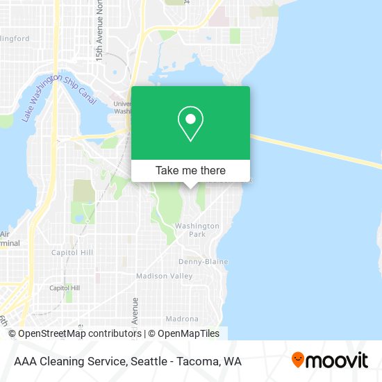 Mapa de AAA Cleaning Service