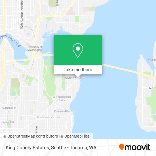 Mapa de King County Estates