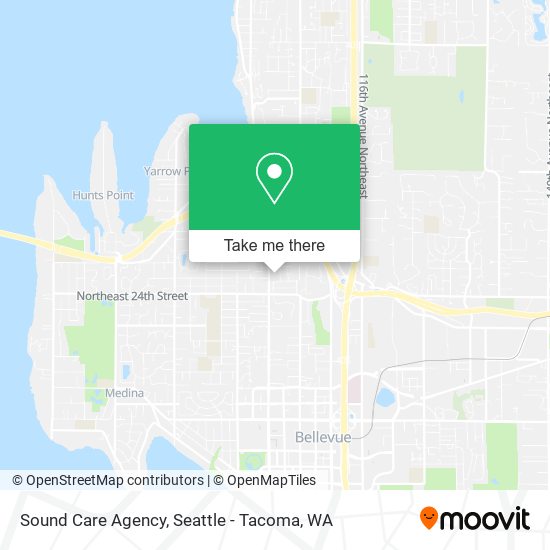 Sound Care Agency map