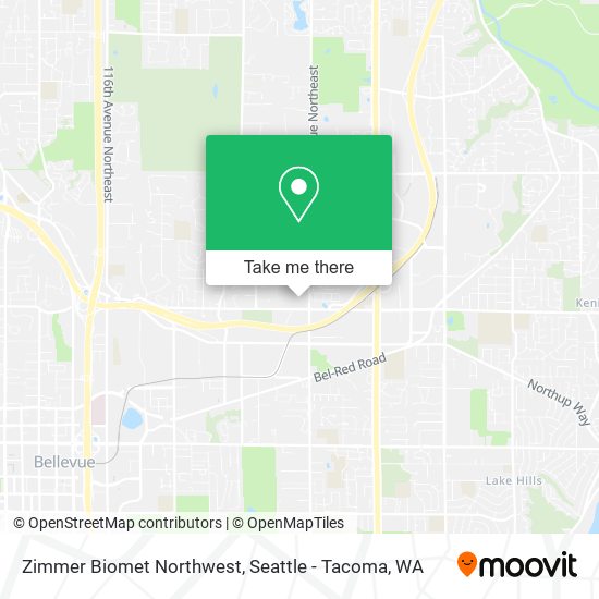 Mapa de Zimmer Biomet Northwest