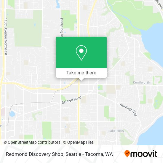 Mapa de Redmond Discovery Shop