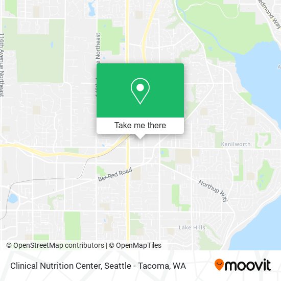 Clinical Nutrition Center map