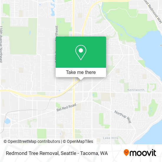 Redmond Tree Removal map