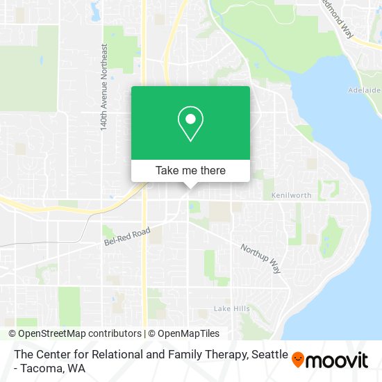 The Center for Relational and Family Therapy map