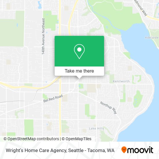 Wright's Home Care Agency map