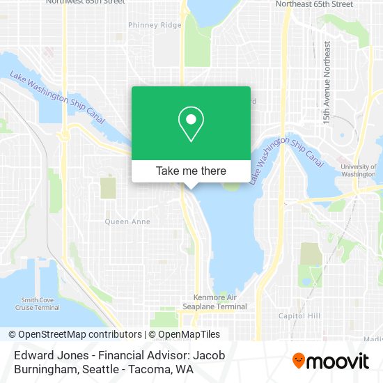 Mapa de Edward Jones - Financial Advisor: Jacob Burningham