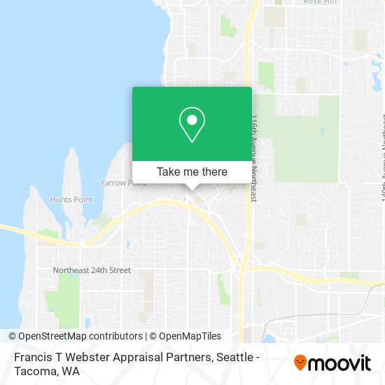 Francis T Webster Appraisal Partners map