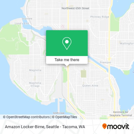Amazon Locker-Birne map