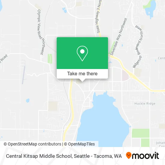 Mapa de Central Kitsap Middle School