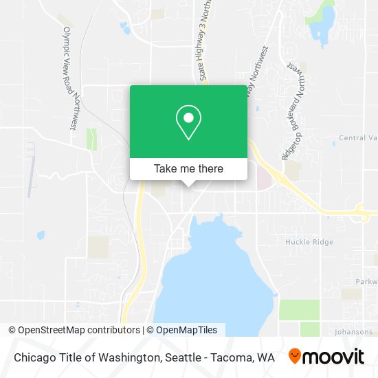 Chicago Title of Washington map