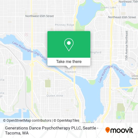 Generations Dance Psychotherapy PLLC map