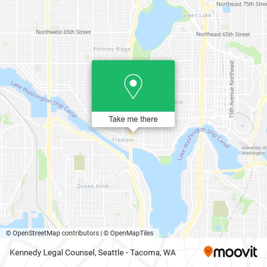 Kennedy Legal Counsel map