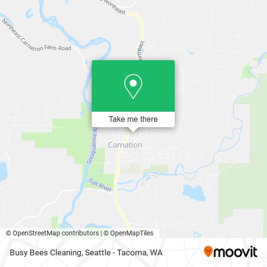 Busy Bees Cleaning map