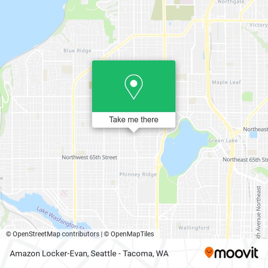 Mapa de Amazon Locker-Evan