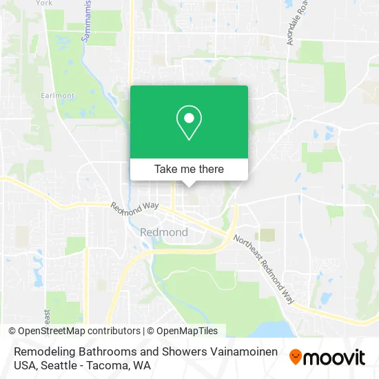 Mapa de Remodeling Bathrooms and Showers Vainamoinen USA