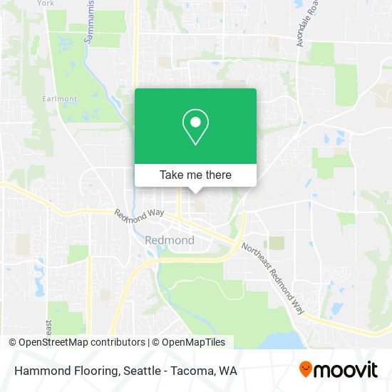Mapa de Hammond Flooring