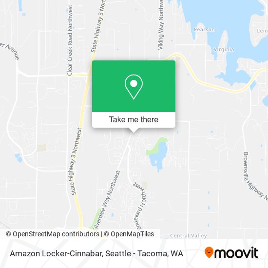 Mapa de Amazon Locker-Cinnabar