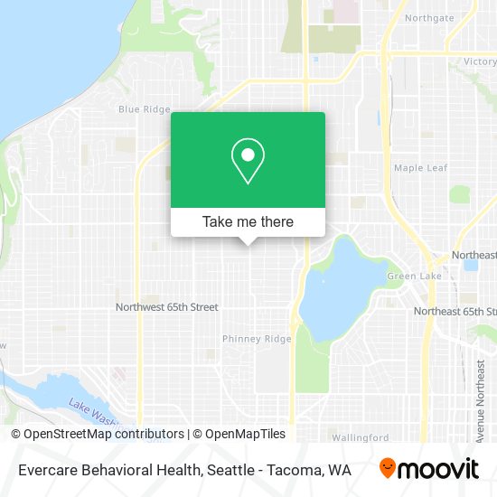 Evercare Behavioral Health map