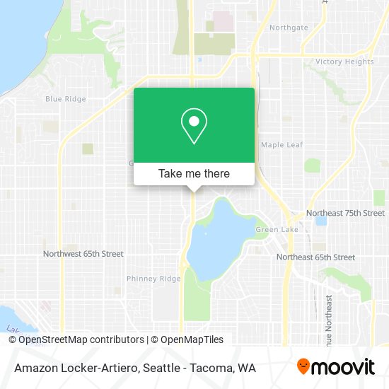 Mapa de Amazon Locker-Artiero