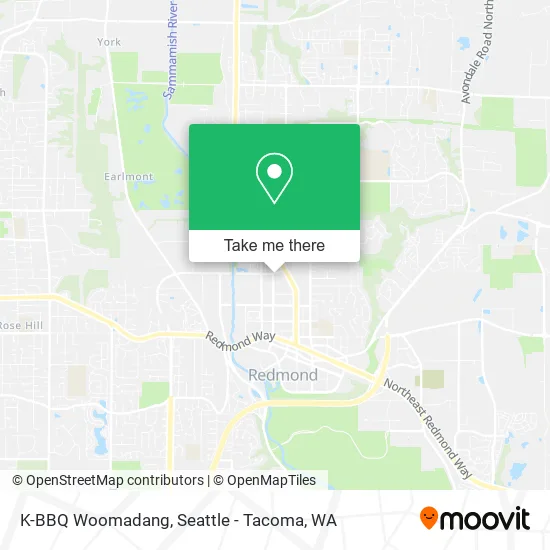 K-BBQ Woomadang map