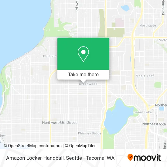 Amazon Locker-Handball map
