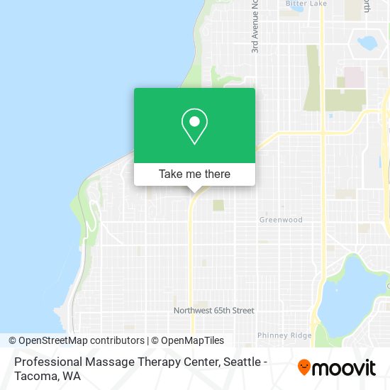 Professional Massage Therapy Center map