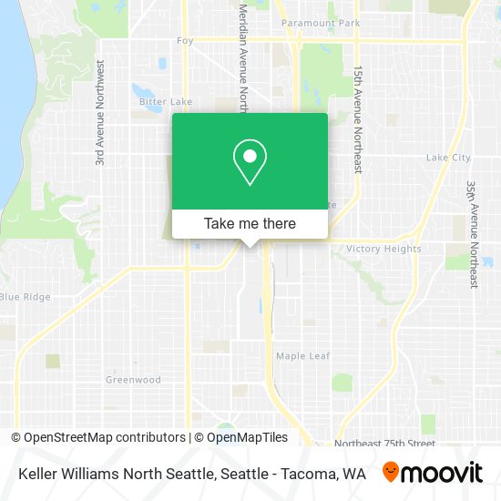 Mapa de Keller Williams North Seattle