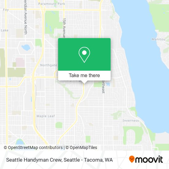 Seattle Handyman Crew map