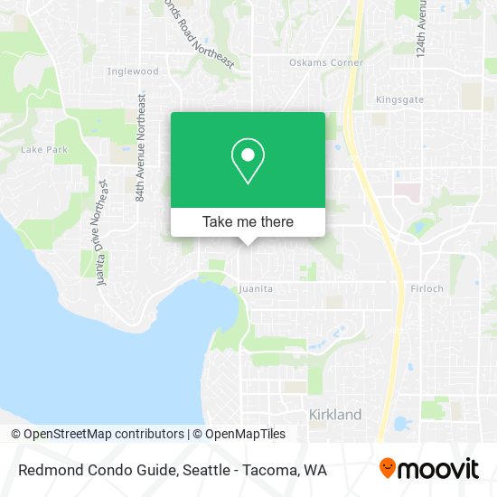 Redmond Condo Guide map