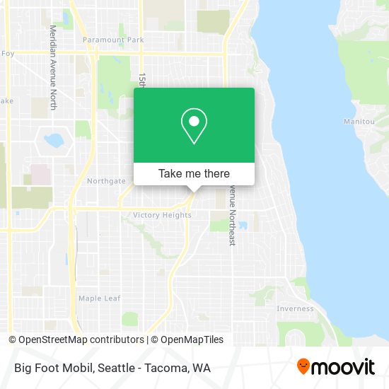 Big Foot Mobil map