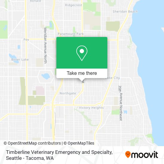 Timberline Veterinary Emergency and Specialty map