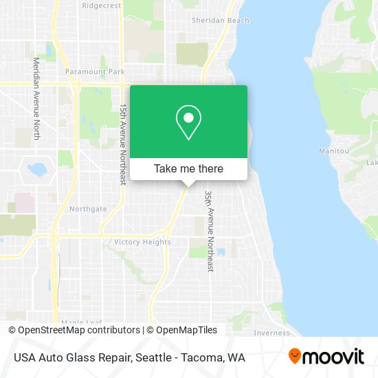USA Auto Glass Repair map