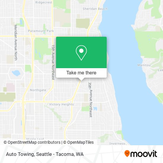 Auto Towing map