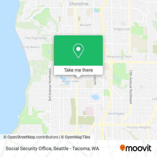 Social Security Office map