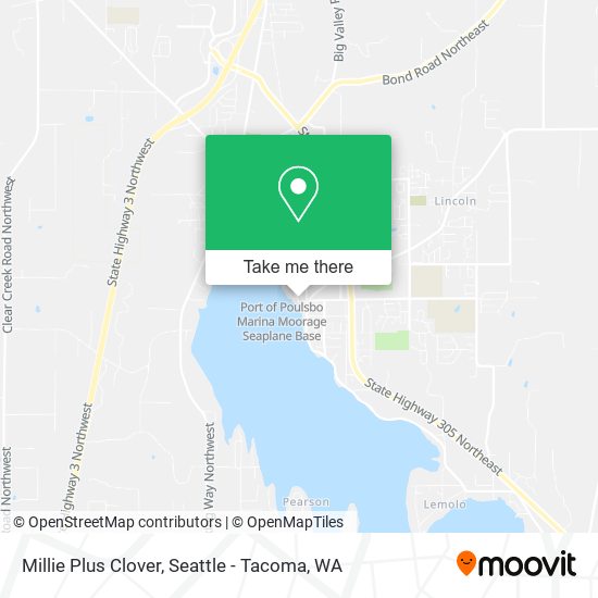 Millie Plus Clover map