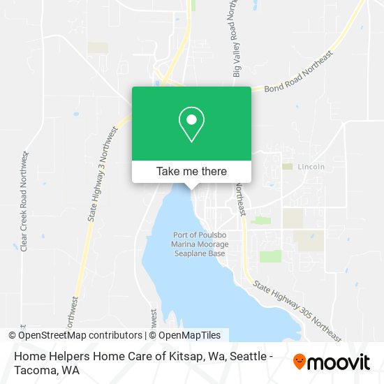 Mapa de Home Helpers Home Care of Kitsap, Wa