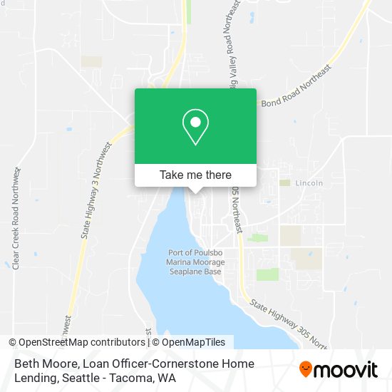 Mapa de Beth Moore, Loan Officer-Cornerstone Home Lending