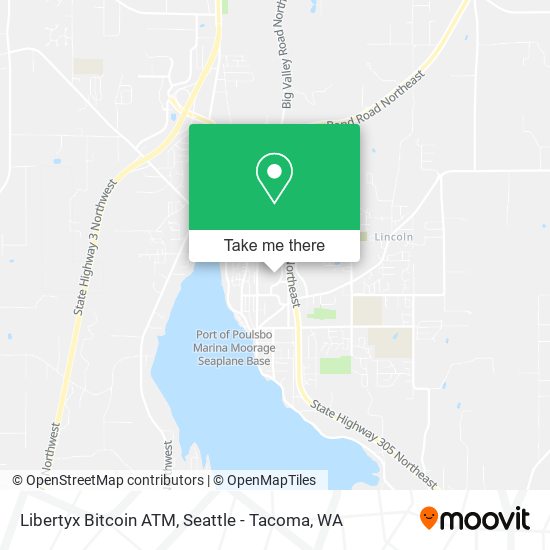 Mapa de Libertyx Bitcoin ATM