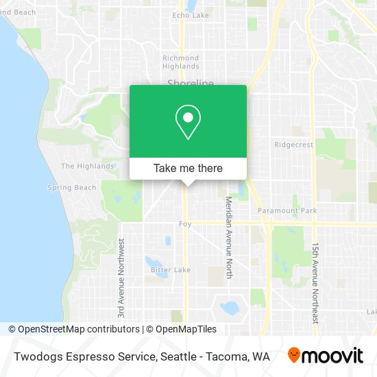 Twodogs Espresso Service map