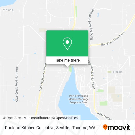 Poulsbo Kitchen Collective map