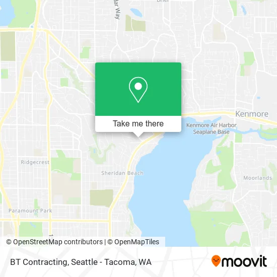BT Contracting map