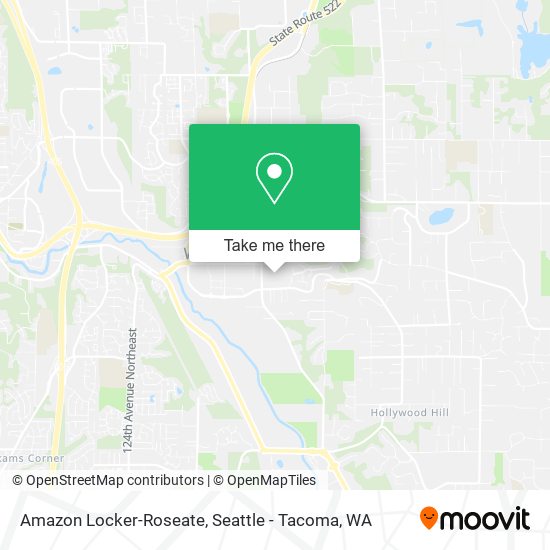 Amazon Locker-Roseate map