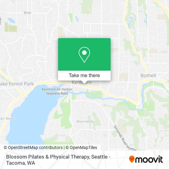 Mapa de Blossom Pilates & Physical Therapy