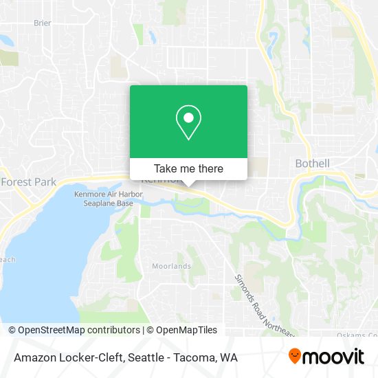 Mapa de Amazon Locker-Cleft